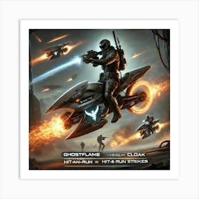 Sci Fi Ghostflame Scouts 1024x1024 Art Print