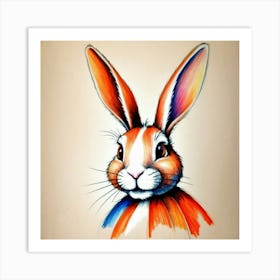 Rabbit Painting Art Print