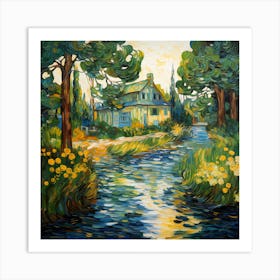 Riverside Reverie 2 Art Print