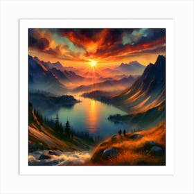 Enchanted Horizon 28 Art Print