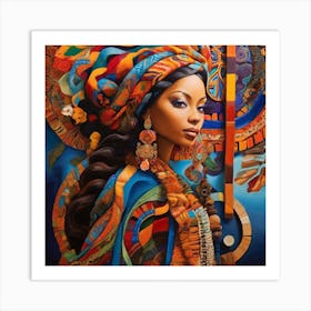 African beauty Art Print