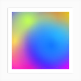 Abstract Colorful Background 13 Art Print