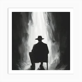 Man In A Hat 2 Art Print