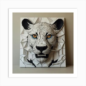 Lion 3d Art Print