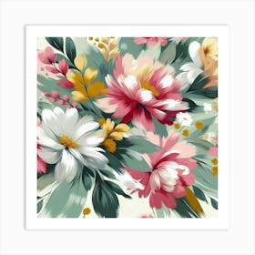 Floral Pattern Art Print