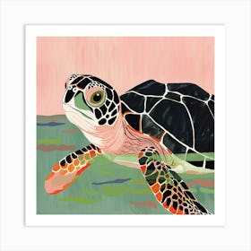 Cute Turtle Art Print