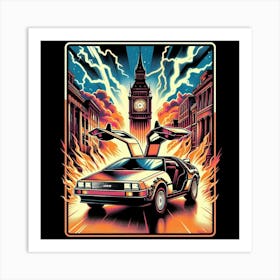 Back To The Future Art Print