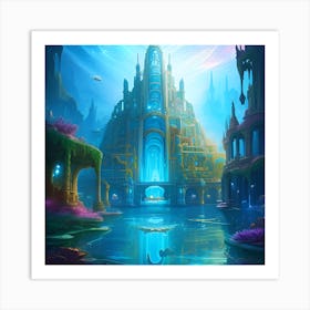 Fantasy City Art Print