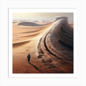 Dune Ship Desert Art Print