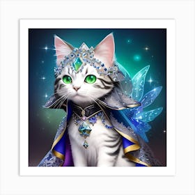 Fairy Cat 4 Art Print