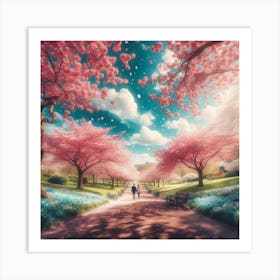 Cherry Blossoms 4 Art Print