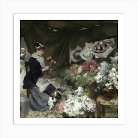 Flower Market 4 Art Print