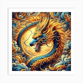 Dragon Painting 3 Art Print