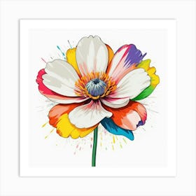 Colorful Flower Art Print