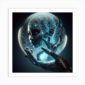 Cyborg 8 Art Print