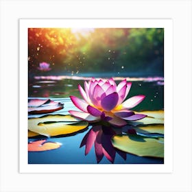 Lotus Flower 34 Art Print