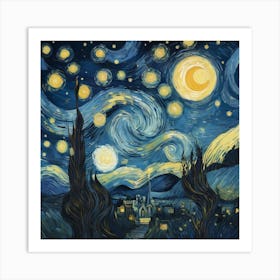 Starry Night 2 Art Print