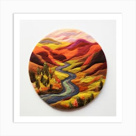 Felt Of A River Art Print