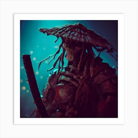 Zombie Warrior 3 Art Print