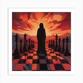 Chess Pieces Art Print