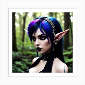 Elf Girl Art Print