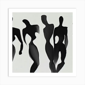 Silhouettes 1 Art Print