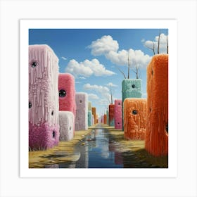 'Candy City' Art Print