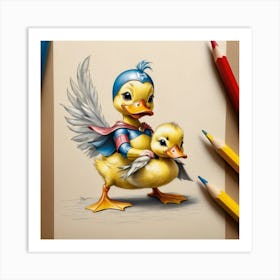 Duckling 5 Art Print