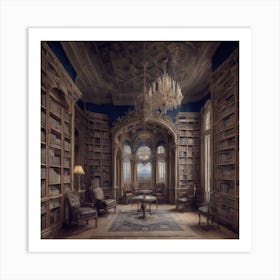 Library Of Books Art Print