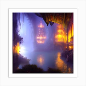 Fantasy City - Fantasy Stock Videos & Royalty-Free Footage Art Print