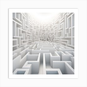 Maze Stock Videos & Royalty-Free Footage 1 Art Print