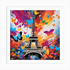 Paris Eiffel Tower 49 Art Print