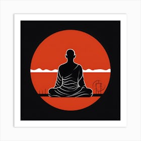Buddha In Meditation 1 Art Print
