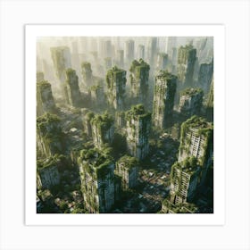 Futuristic Cityscape 2 Art Print