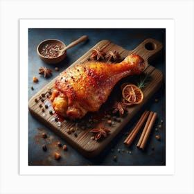 Chicken Food1 Art Print