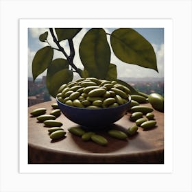 Olives In A Bowl Art Print