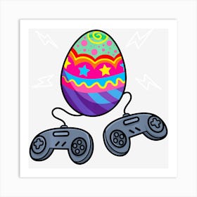 Gamer Easter Egg Gaming Video Game Lover Gifts Kids Boys Art Print