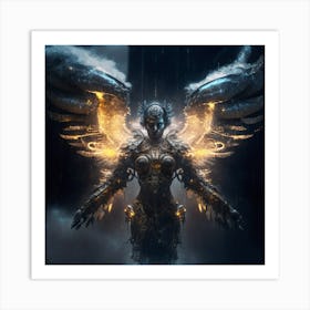 Angel Of The Sky 1 Art Print