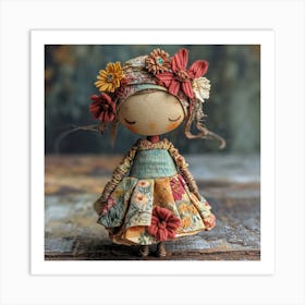 Lila Doll Art Print