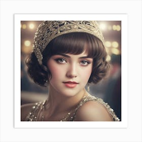 Roaring Twenties Elegance Art Print