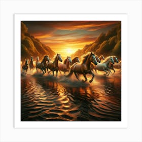 Wild Horses Art Print