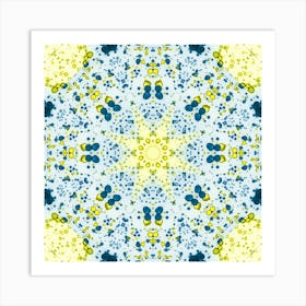 Abstraction Blue Yellow Ukraine Art Print