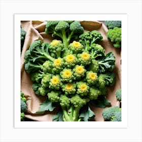 Florets Of Broccoli 21 Art Print