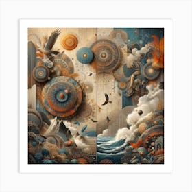 'Clouds' Art Print