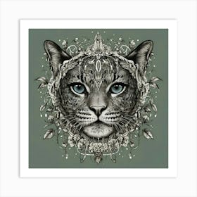 Lynx print Art Print