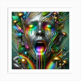 Psychedelic Art 16 Art Print