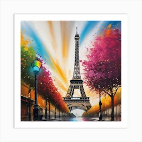 Paris Eiffel Tower 35 Art Print