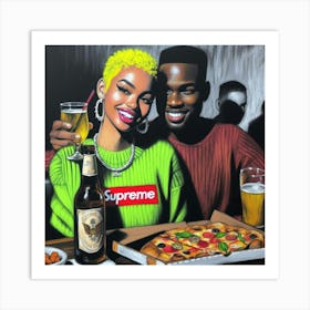 Supreme Pizza 8 Art Print