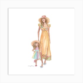 Mothers Day Square Art Print