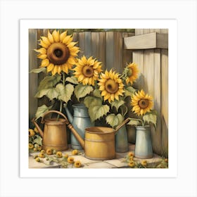 Sunflowers Art Print